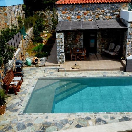 אגיה פרסקבי Villa Mavri Ruhige Private Pool Villa, Meerblick מראה חיצוני תמונה