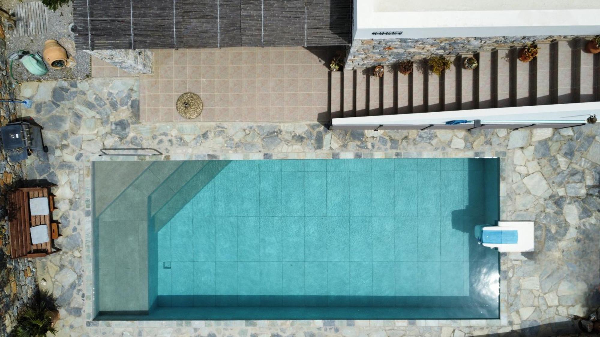 אגיה פרסקבי Villa Mavri Ruhige Private Pool Villa, Meerblick חדר תמונה