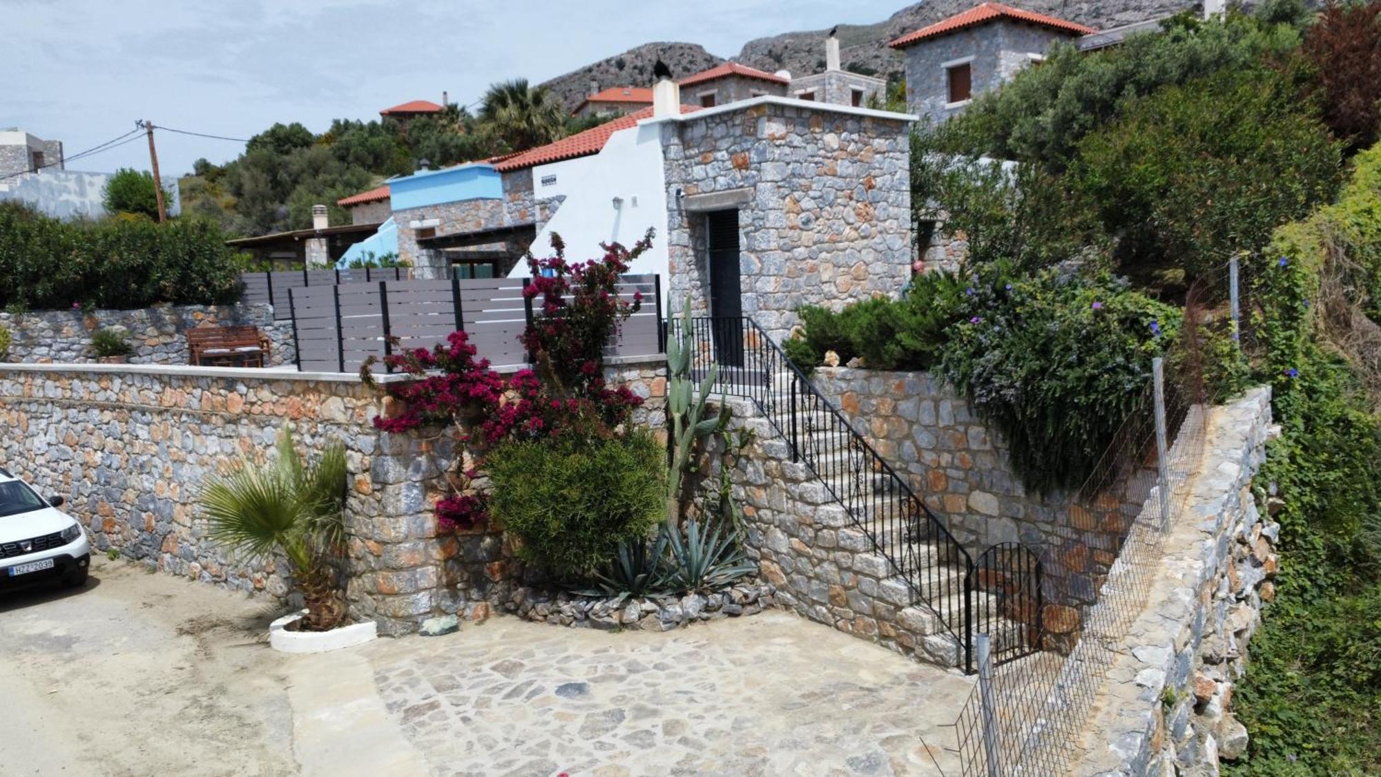 אגיה פרסקבי Villa Mavri Ruhige Private Pool Villa, Meerblick מראה חיצוני תמונה